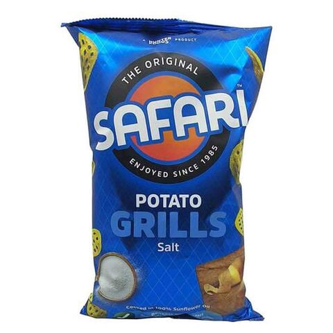 Safari Salted Potato Grills Chips 125g