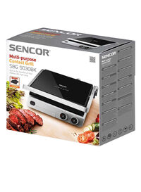 Sencor Multi-Purpose Contact Grill SBG 5030BK Black/Silver