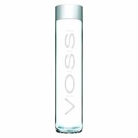 800ml Clear Voss Glass Drinking Water Bottle: Ideal for Beverages