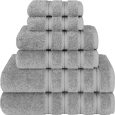 Light grey hand discount towels