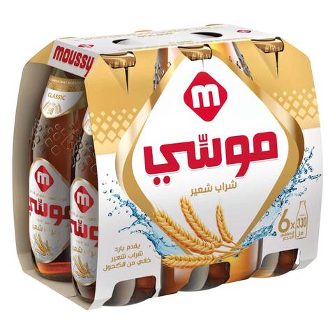 اشتري موسّي مشروب شعير خالي من الكحول النكهة الاصلية 330 مل، عبوة من 6 قطع في السعودية