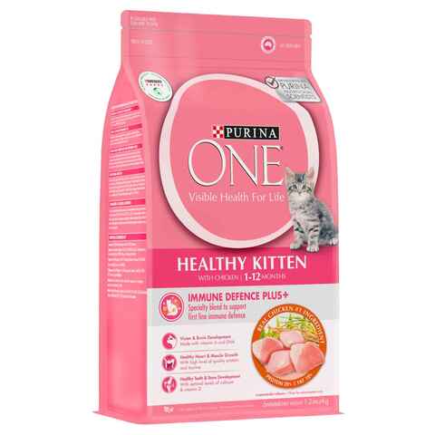 Purina One Healthy Kitten Dry Cat Food With Chicken 1.2kg Online