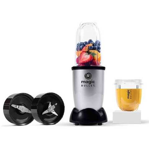 Magic Bullet MB4-0612 High Speed Blender Set 400W 6 Pieces Silver