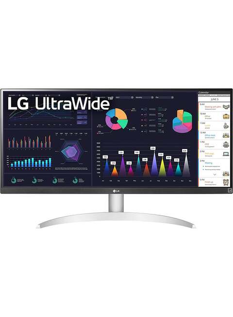 LG 29WQ600-W 29&#39;&#39; 21:9 Ultrawide FHD IPS Monitor with AMD FreeSync, HDR, 100Hz Compatible, USB Type-C, HDMI, DisplayPort, Speaker, White