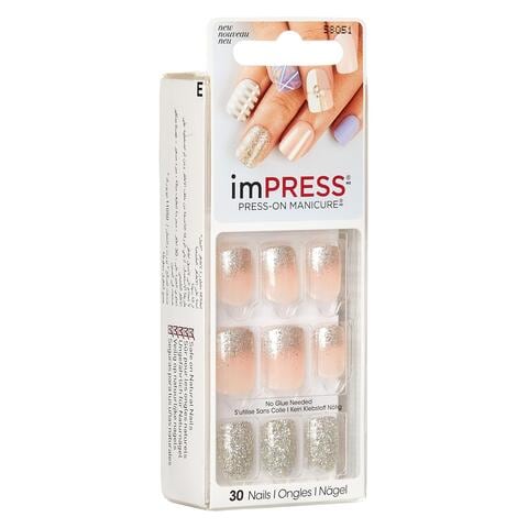imPRESS Press-On Manicure False Nails DO11 Multicolour 30 count