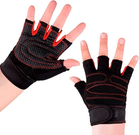 Gym Gloves for Women, Workout Gloves Women, Fingerless Gloves for