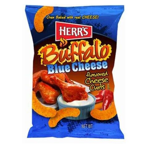 Her&#39;s Buffalo Blue Cheese Flavoured Cheese Curls 198.4g