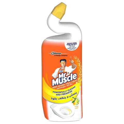 Mr Muscle Toilet Cleaner Citrus Deep Action Thick Liquid 750ml