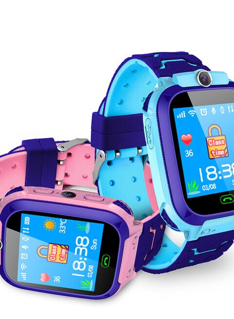 Generic Kids Smart Watch Phone With Sim Card Slot Blue