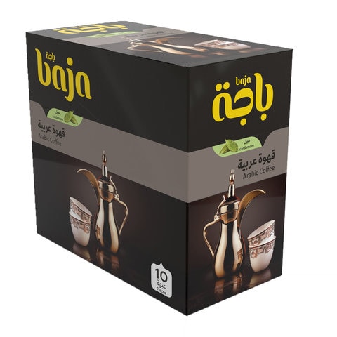 اشتري باجة قهوة عربية سريعة التحضير بالهيل 30 جرام × 10 حبات في السعودية