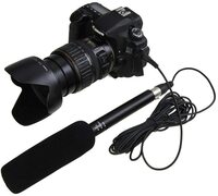 DMK Power Dmk-Vm02 Directive Interview Microphone Condenser Microphone Conference Professional Recording Mic Access Video Camera (Need 3.5mm Interface)