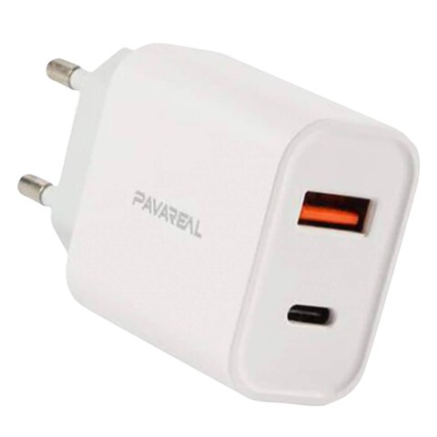 Pavareal WC-16 USB+IOS Wall Charger White
