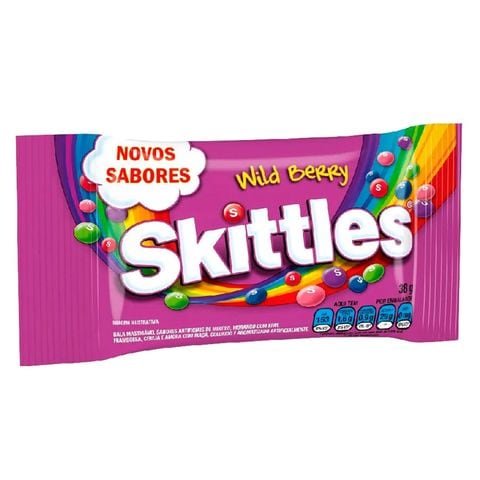 SKITTLES TROPICAL CRAZY SOURS WILD BERRY FRUIT AMERICAN SWEETS