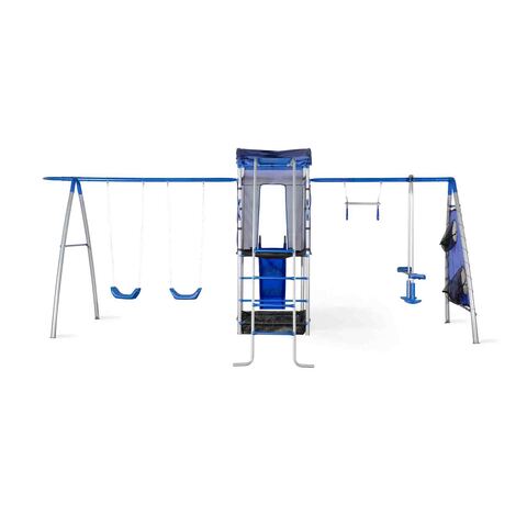 Plum Play Multiplay Tower and Slide Metal Swing Set (Plus Extra Supplier&#39;s Delivery Charge Outside Doha)