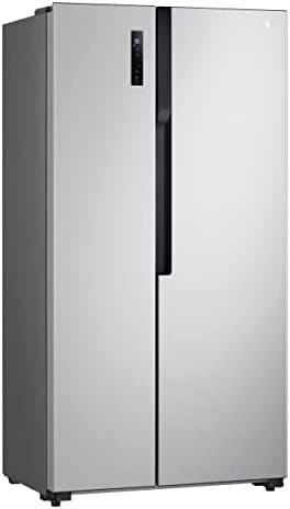 LG 509L Side By Side Refrigerator, Inverter Compressor, Silver, GRFB587PQAM