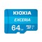KIOXIA Exceria Class 10 Micro SDXC-I Memory Card 64GB Blue