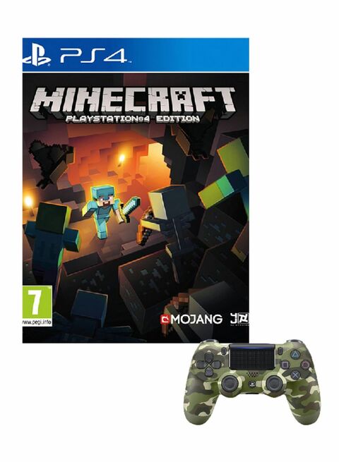 Buy Bethesda Minecraft Region 1 With Dualshock 4 Wireless Controller Adventure Playstation 4 Ps4 Online Shop Electronics Appliances On Carrefour Uae