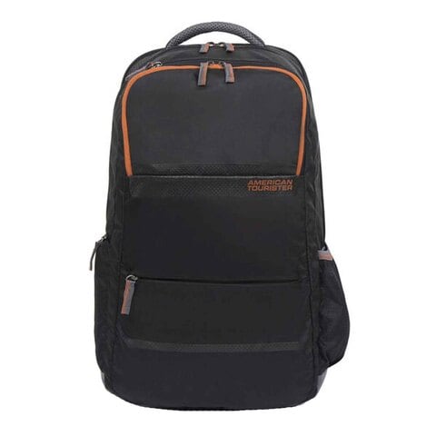 American Tourister Akron Backpack 2 Black Online | Carrefour Qatar