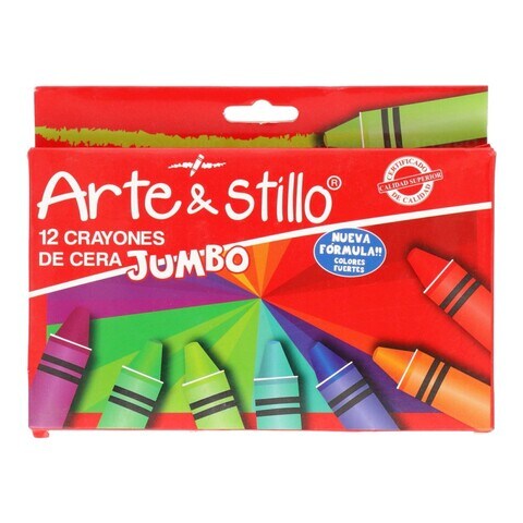 Arte &amp; Stillo Jumbo Crayones 12 Pcs
