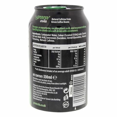 Green Cola Soft Drink 330ml