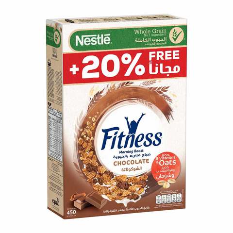 Nestle Fitness Chocolate Breakfast Cereal Promo Pack 450g