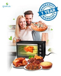 Gratus 48L Electric Oven Toaster Grill (2000W) GOTG48TT