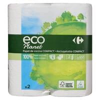 Carrefour Eco Planet Compact Kitchen Paper 2 Rolls