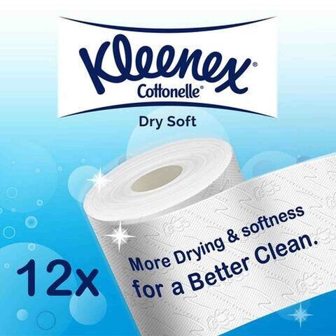 Kleenex Toilet Tissue White  200 countx12