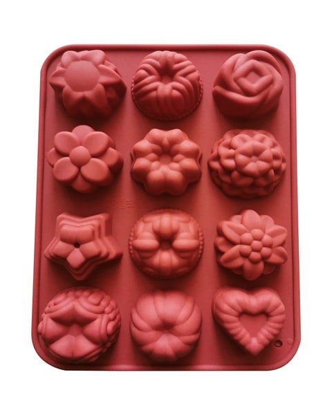 2PCS Silicone Flower Soap Mold Candy Molds Chocolate Molds Mixed Flower  Shapes Cake Mold price in UAE,  UAE