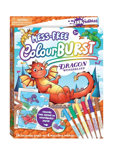 Hinkler Inkredibles Color Burst Dragon Wonderland