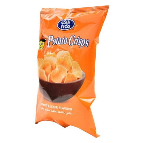 Fico Sweet And Sour Potato Crisps 18g x Pack of 20