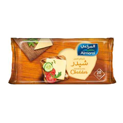 Buy Al Marai Cheddar Cheese Slices 400g in UAE