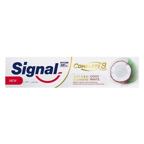 Signal Complete 8 Cocoa White Toothpaste 100 ml price in Kuwait ...
