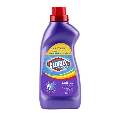 Buy Clorox Clothes Stain Remover and Color Booster - 900ml in Egypt
