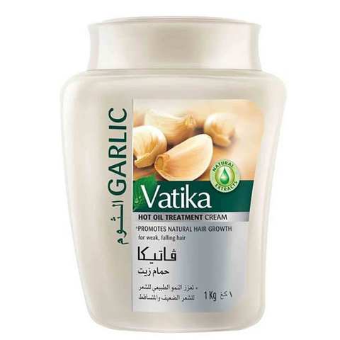 Vatika Hair Hot Oil Treatment Cream Promotes Natural Hair Growth Garlic 1 Kg