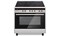 Lofratelli 90x60cm Semi-Professional Series Full Electric 5 Heating Zone Ceramic Cooker With Stainless Steel Finish, OE9050 PRM CERN