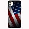 Theodor - Apple iPhone 12 Mini 5.4 inch Case American Flag Flexible Silicone
