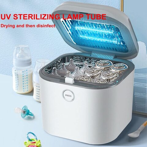 COOLBABY Intelligent Baby Bottle Sterilizer,With Drying UV Disinfection,72h Sterile Protection,12 Bottle Capacity Baby Bottle Disinfection Cabinet