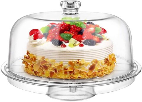 Glass covered on sale cake stand