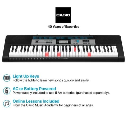 Buy Casio LK 136 61 Note Key Portable Key lighting Keyboard in