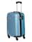 Senator Hard Case Cabin Luggage Trolley Suitcase for Unisex ABS Lightweight Travel Bag with 4 Spinner Wheels KH120 Light Blue
