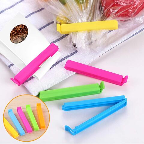 6pcs/ Lot Bag Clips Food Fresh Keeping Snack Sealing Plastic Bag Clip Food  Close Clip Home Storage Organizer Bag Sealer - Bag Clips - AliExpress