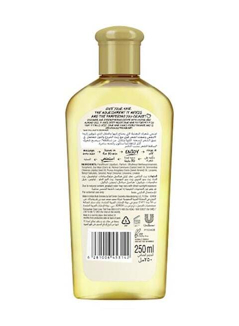 Sunsilk Oil Blooms Goodbye Hairfall Castor And Almond Hair Oil Gold 250ml