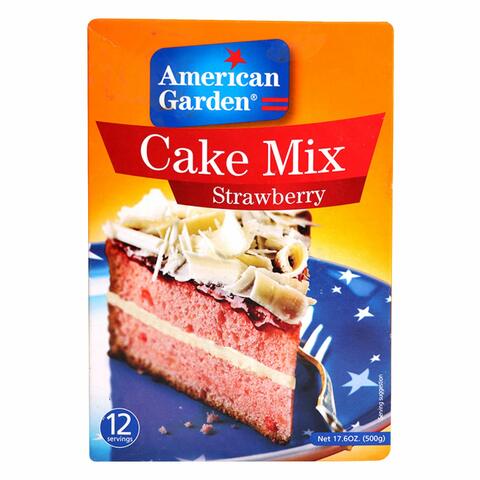 America Garden Strawberry Cake Mix 500g