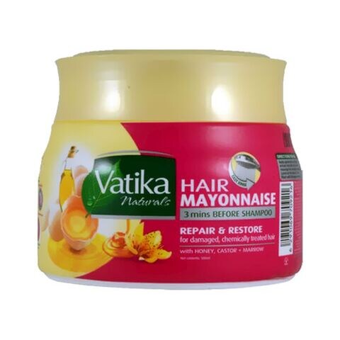 Buy Dabur Vatika Repair & Restore Hair Mask, Mayonnaise - 500 gm Online -  Shop Beauty & Personal Care on Carrefour Egypt