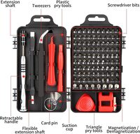 Sky-Touch Precision Screwdriver Set, 110 In 1, For Mobile Phone, Smartphone, Game Console, Tablet, Pc And Other Electronic Equipment, Black