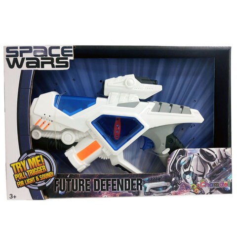 Chamdol Space Wars Defender Gun White