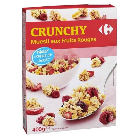 Carrefour Crunchy Red Berry Muesli 400g