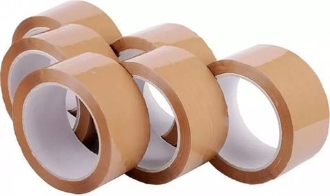 2 X 50 YD BROWN PACKING TAPE -48