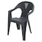 Cosmoplast Regina Outdoor Garden Chair IFOFGD049CG Dark Grey 54x56x80cm